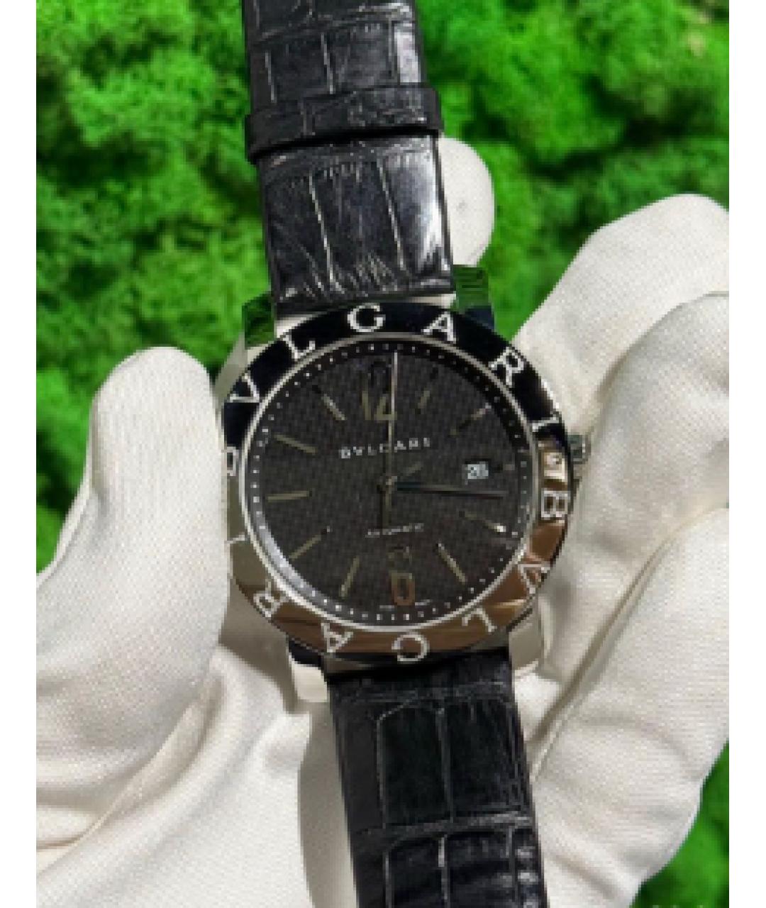 BVLGARI Серебряные стальные часы, фото 8