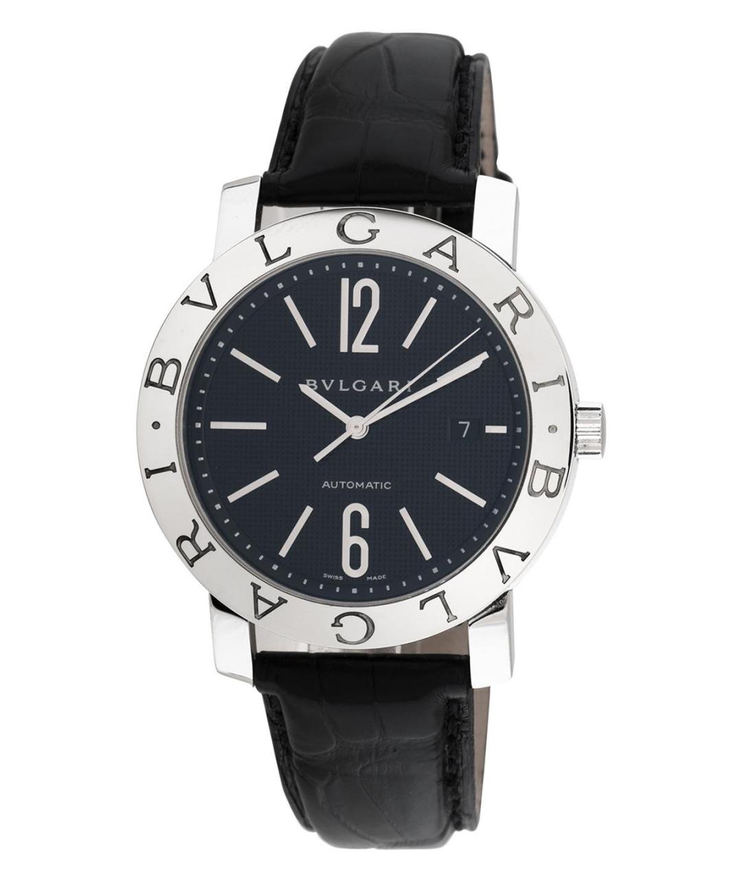 BVLGARI Серебряные стальные часы, фото 1