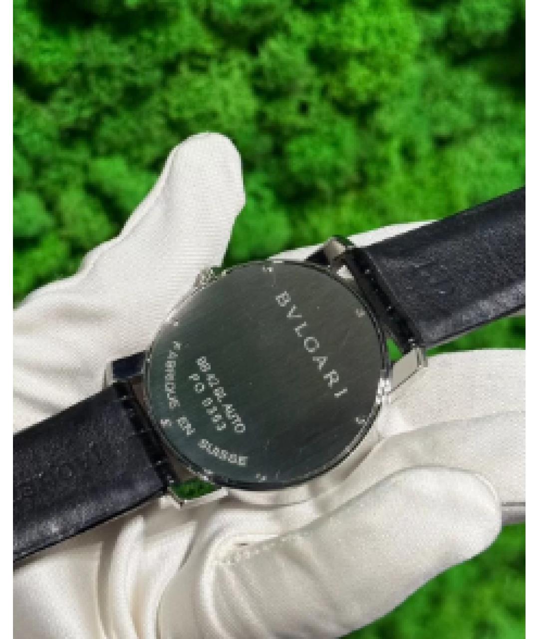 BVLGARI Серебряные стальные часы, фото 2
