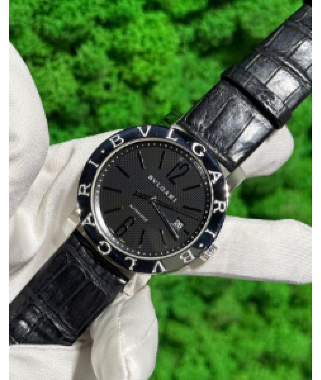 BVLGARI Серебряные стальные часы, фото 3