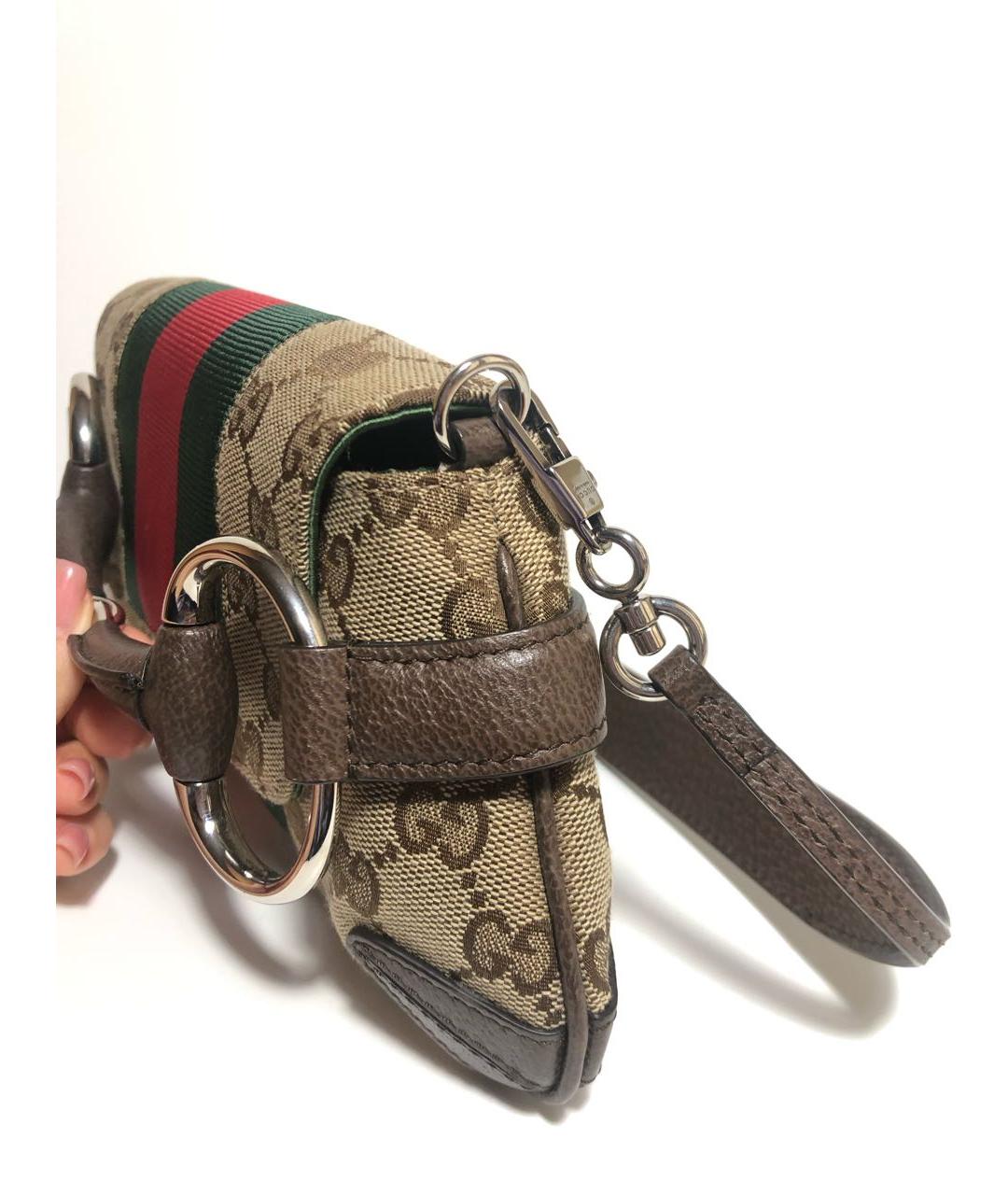 GUCCI Коричневая сумка с короткими ручками, фото 2