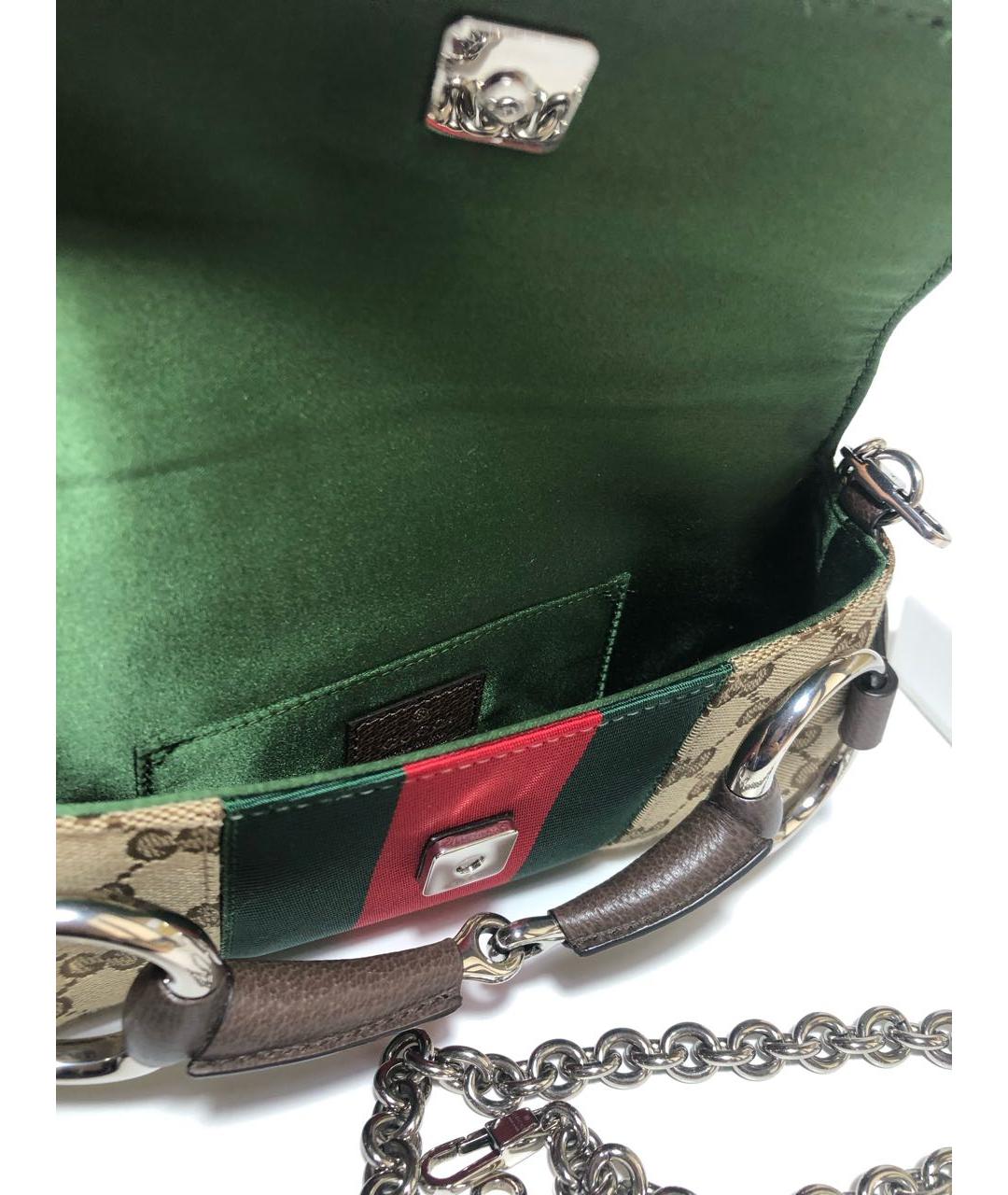 GUCCI Коричневая сумка с короткими ручками, фото 4