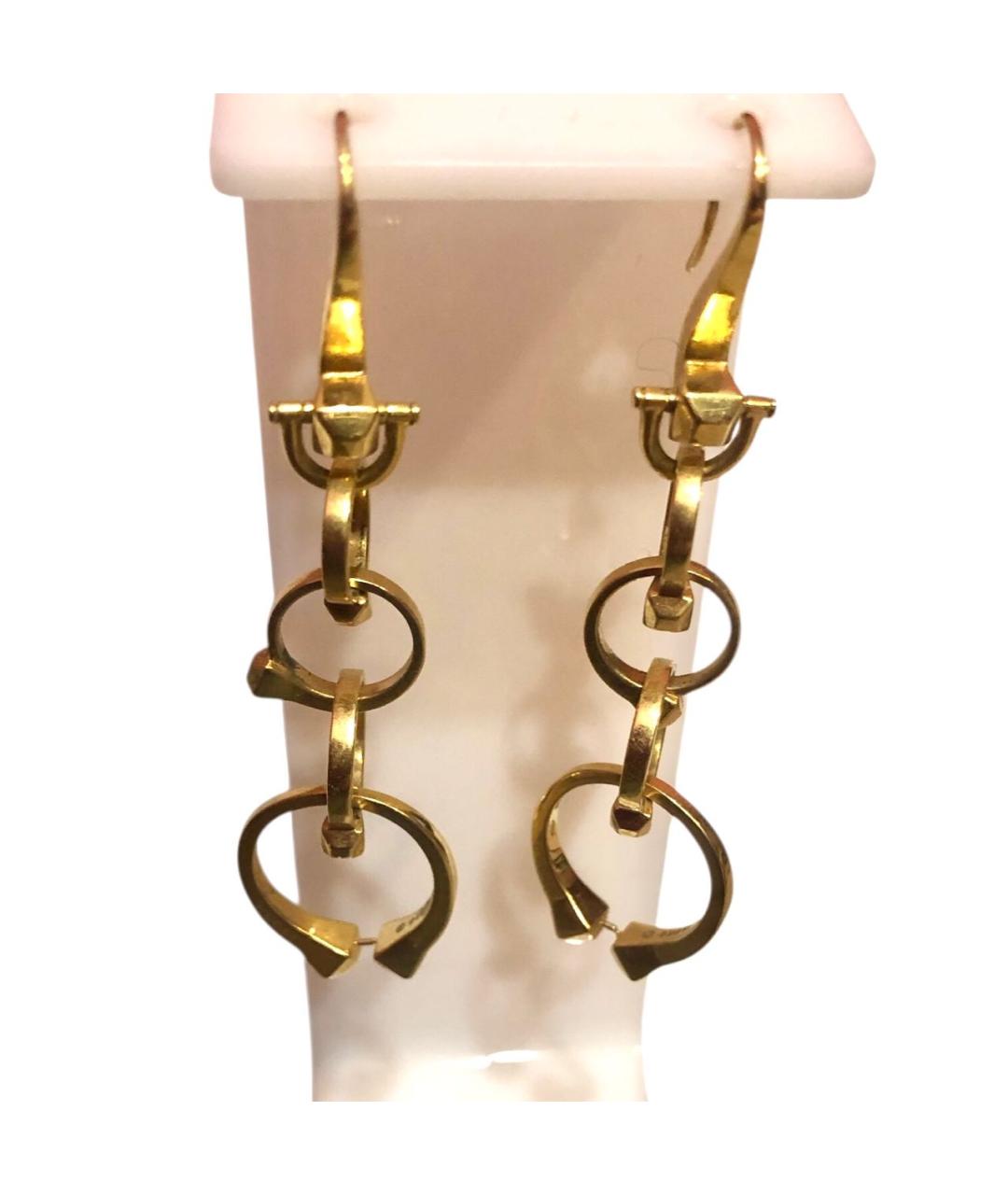 GUCCI Золотые серьги из желтого золота, фото 4