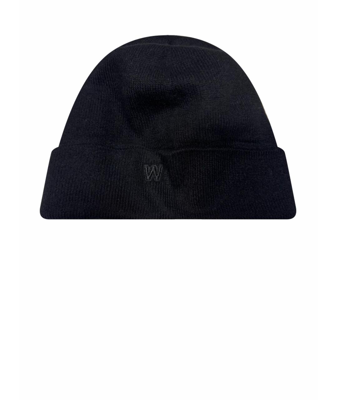 MAX MARA Черная шерстяная шапка, фото 1