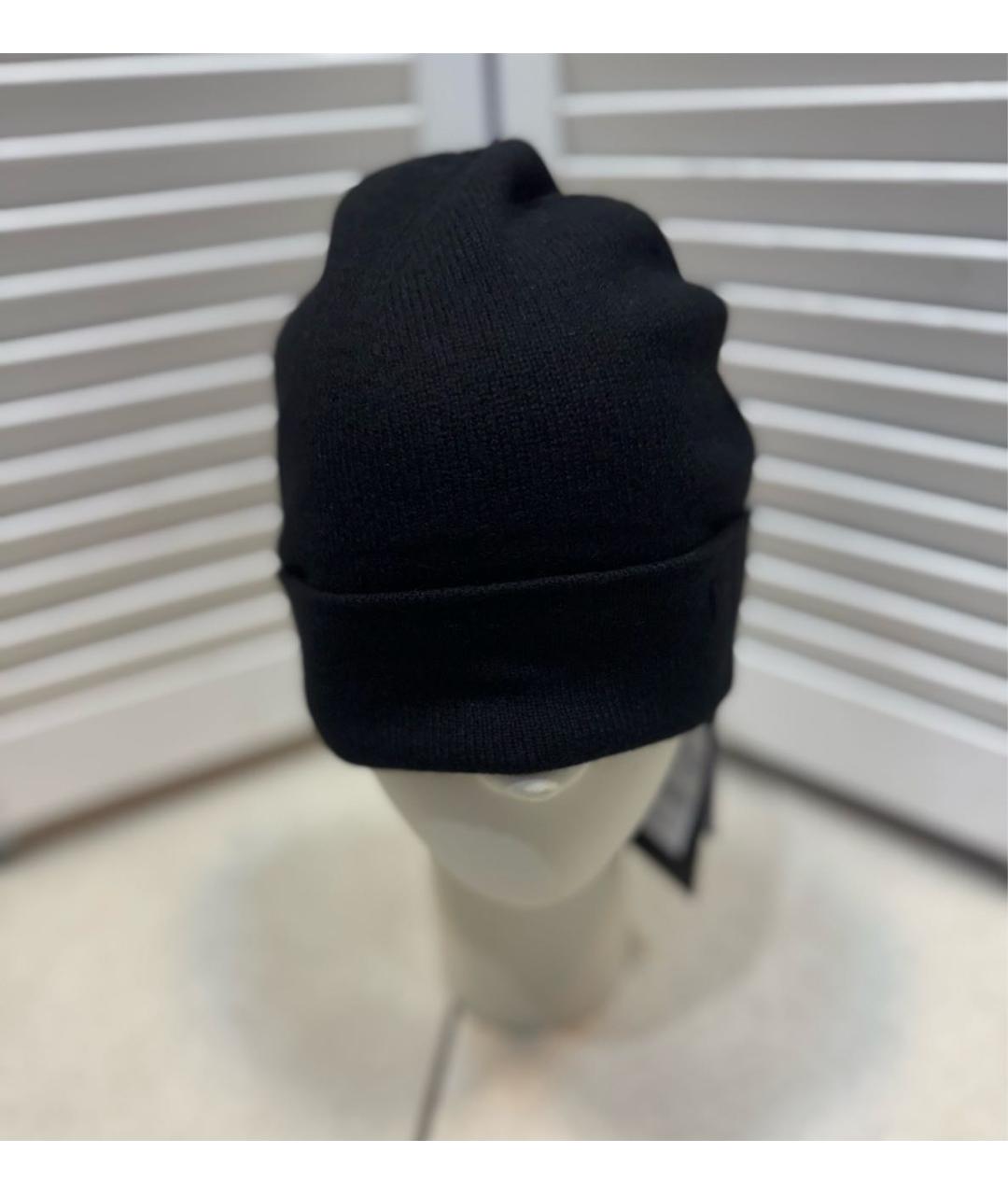 MAX MARA Черная шерстяная шапка, фото 7