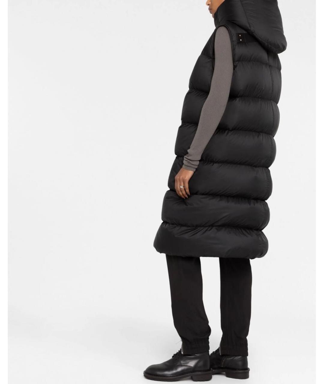 RICK OWENS Черный полиамидовый пуховик, фото 3