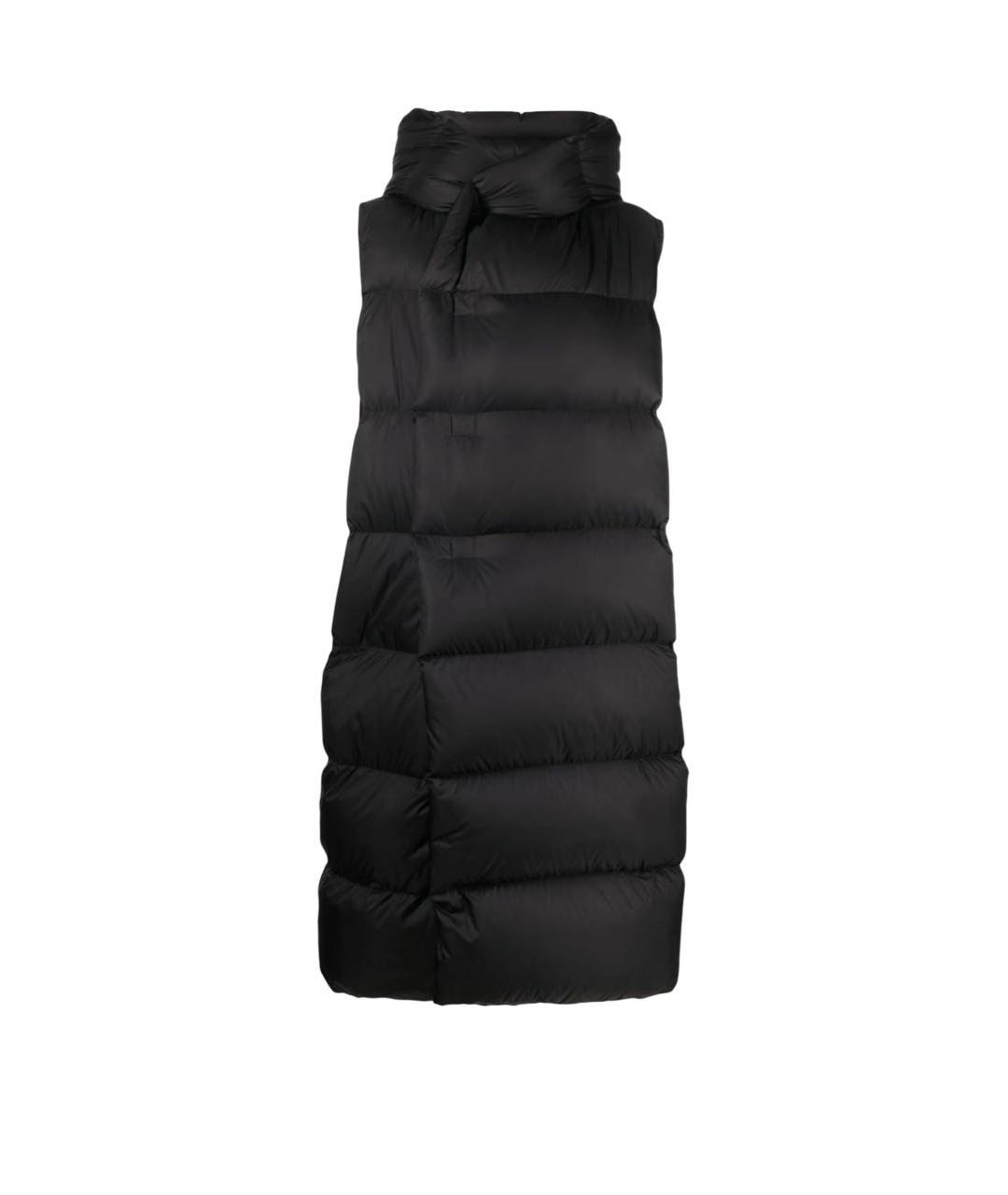 RICK OWENS Черный полиамидовый пуховик, фото 1