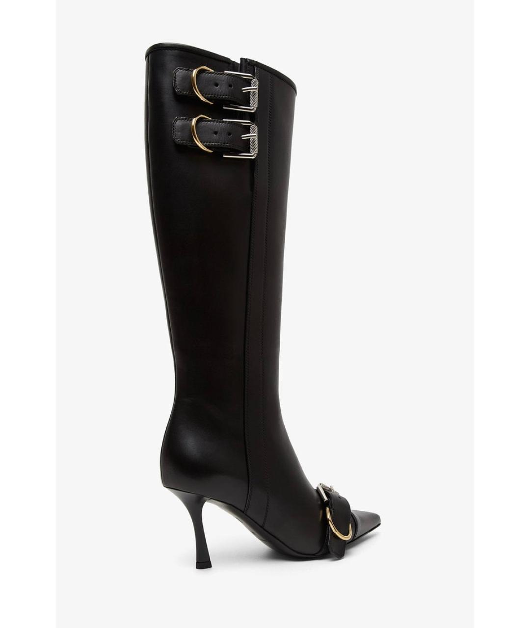 GIVENCHY Черные кожаные сапоги, фото 3