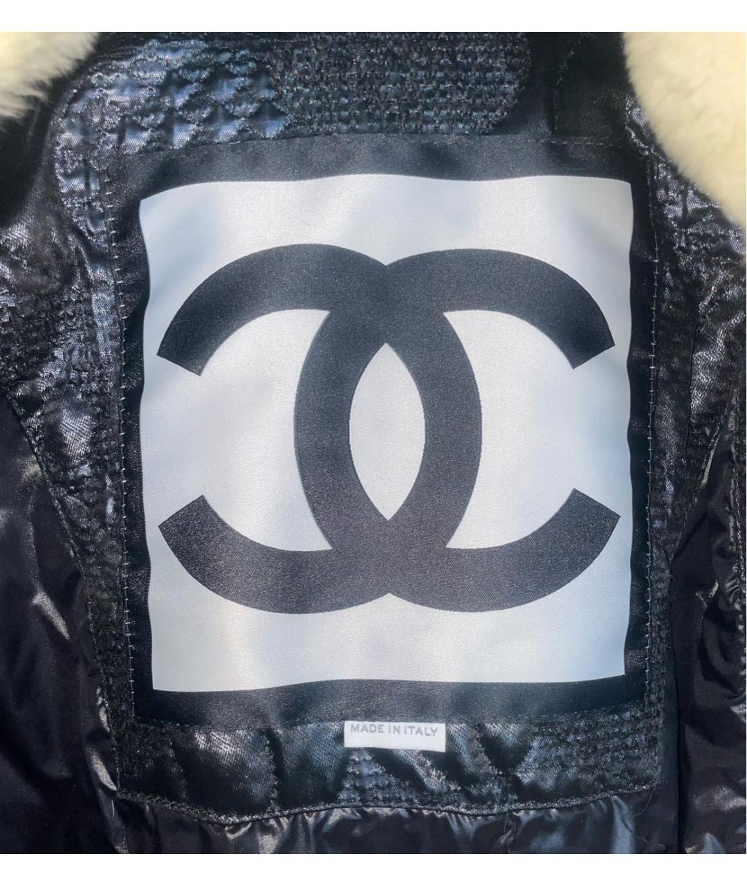 CHANEL Черная полиэстеровая куртка, фото 3