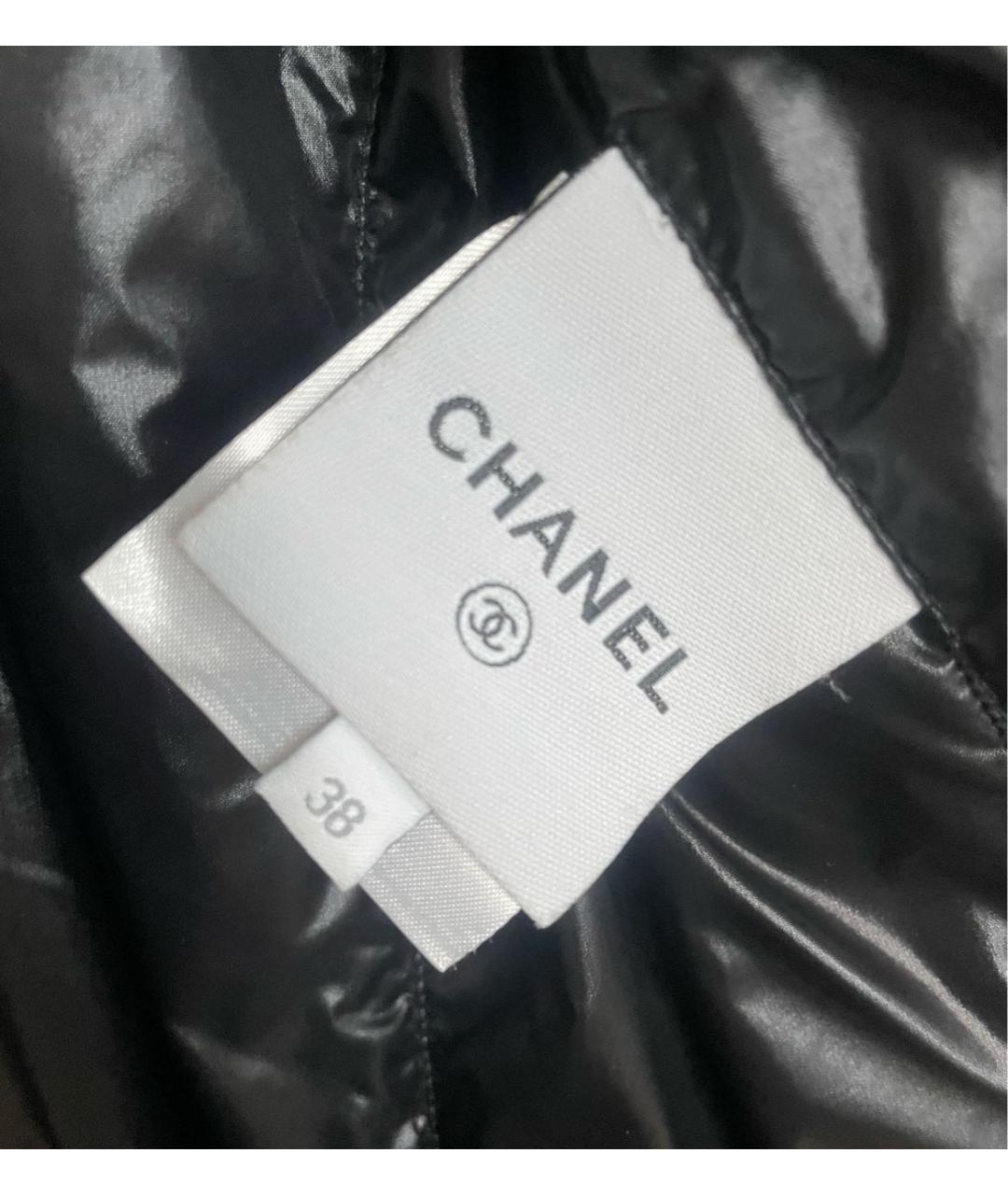 CHANEL Черная полиэстеровая куртка, фото 5