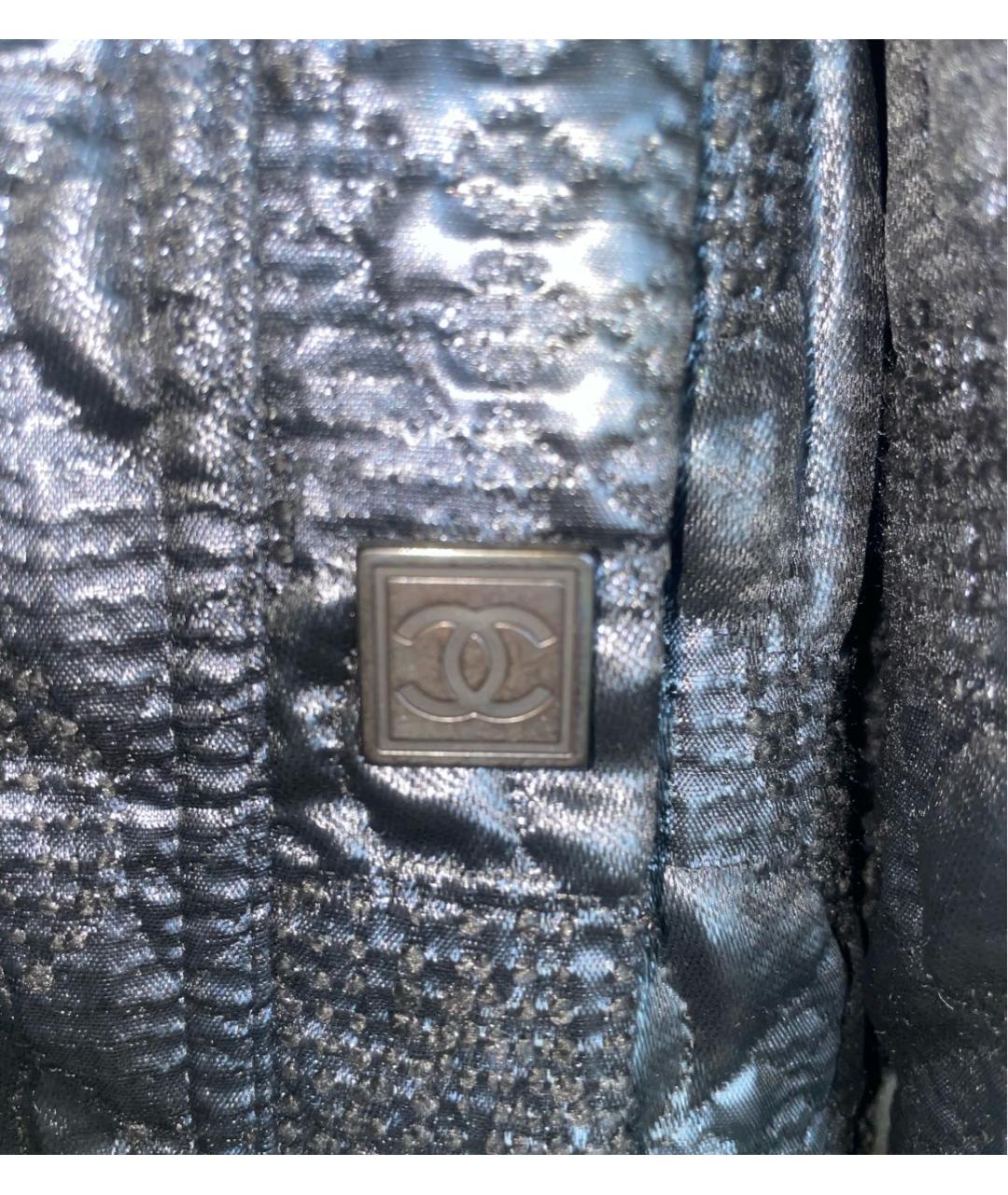 CHANEL Черная полиэстеровая куртка, фото 8