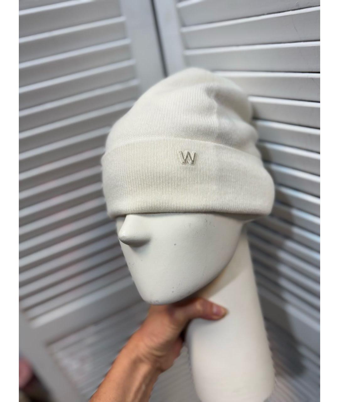 MAX MARA Белая кашемировая шапка, фото 8