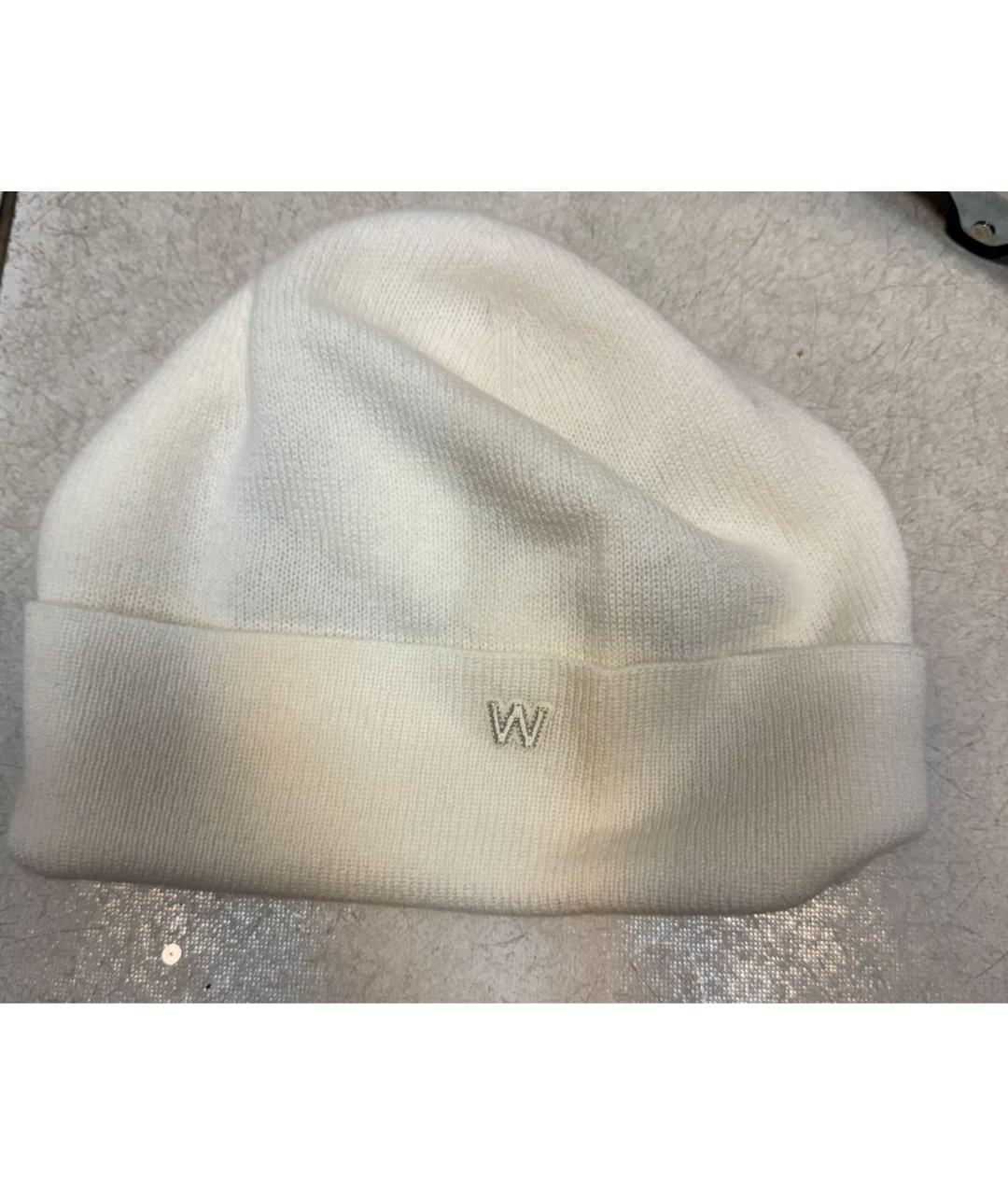 MAX MARA Белая кашемировая шапка, фото 9