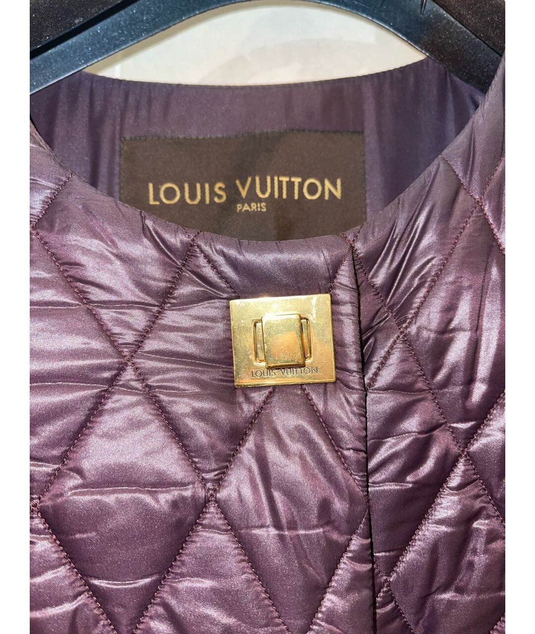 LOUIS VUITTON PRE-OWNED Фиолетовое вискозное пальто, фото 6