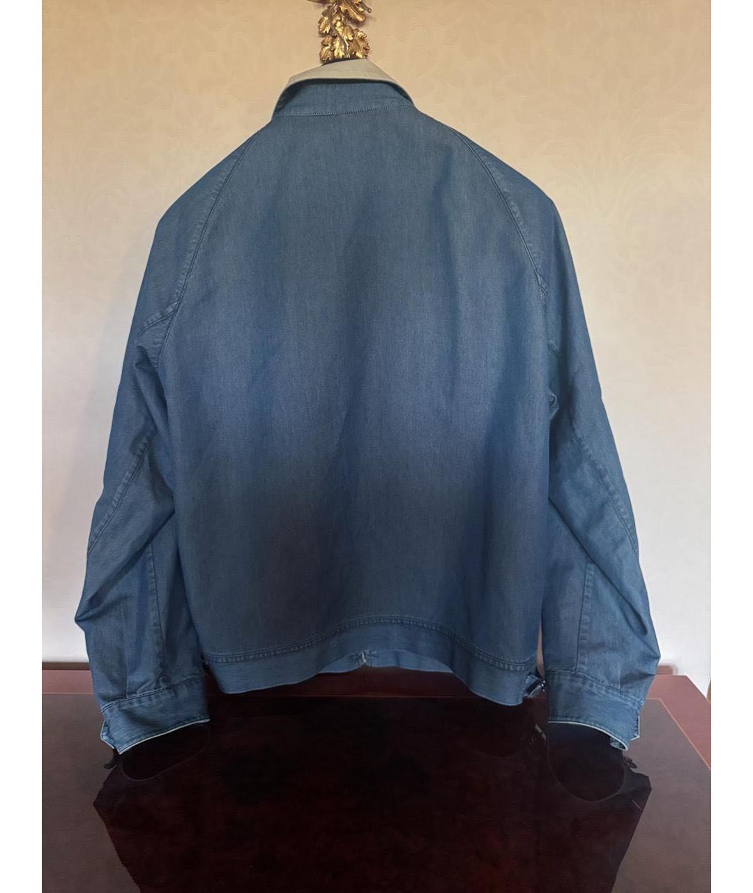 BRIONI Синяя деним куртка, фото 2