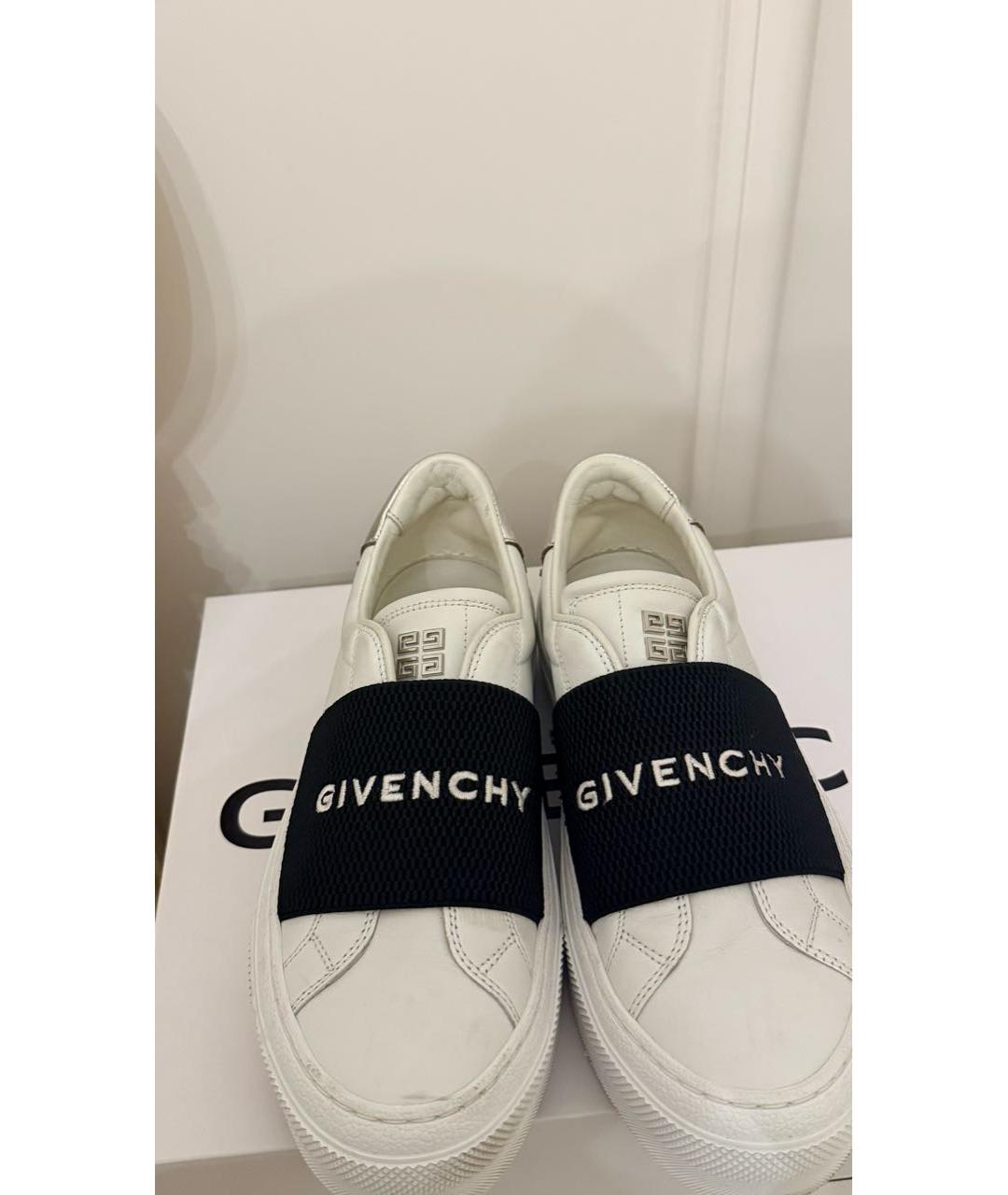 GIVENCHY Белые кожаные кеды, фото 2
