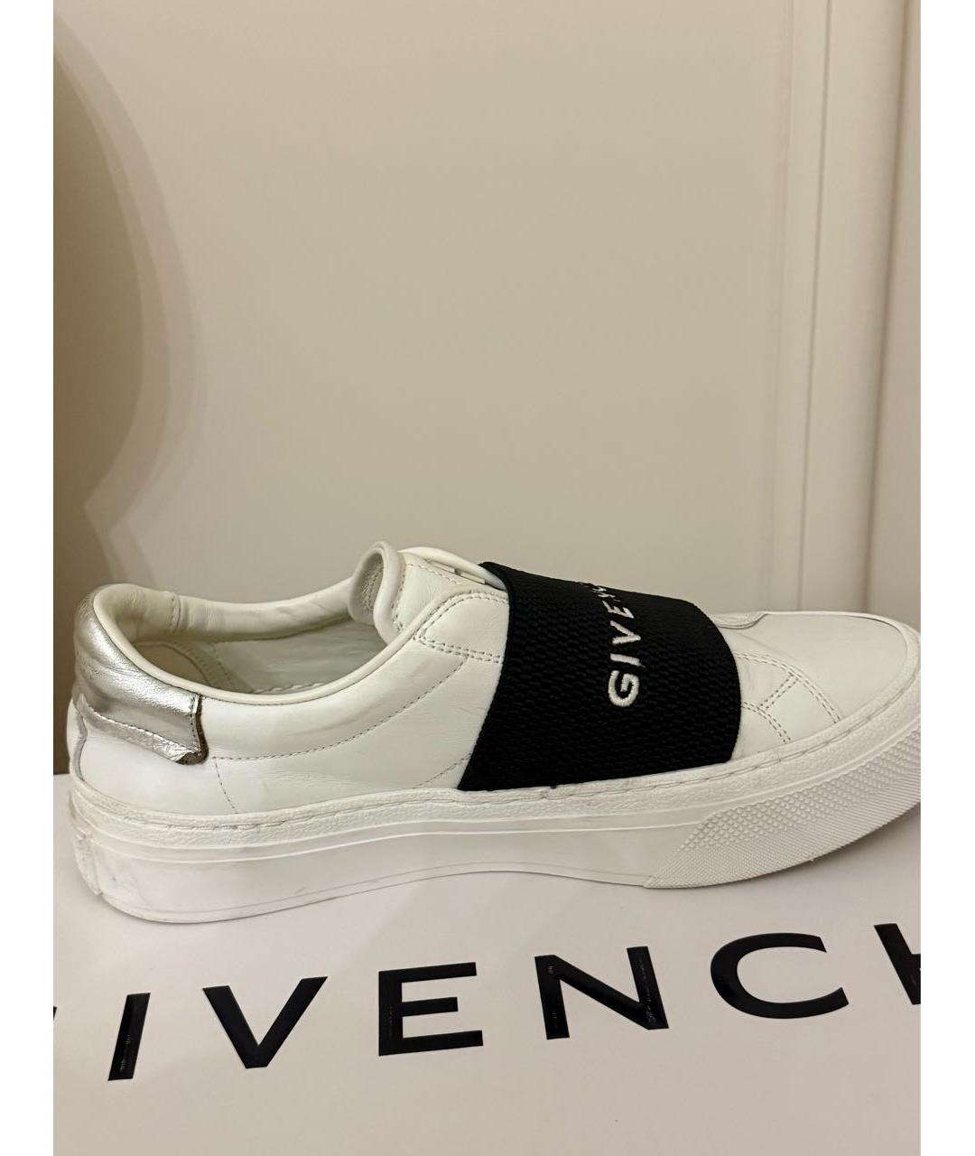 GIVENCHY Белые кожаные кеды, фото 5