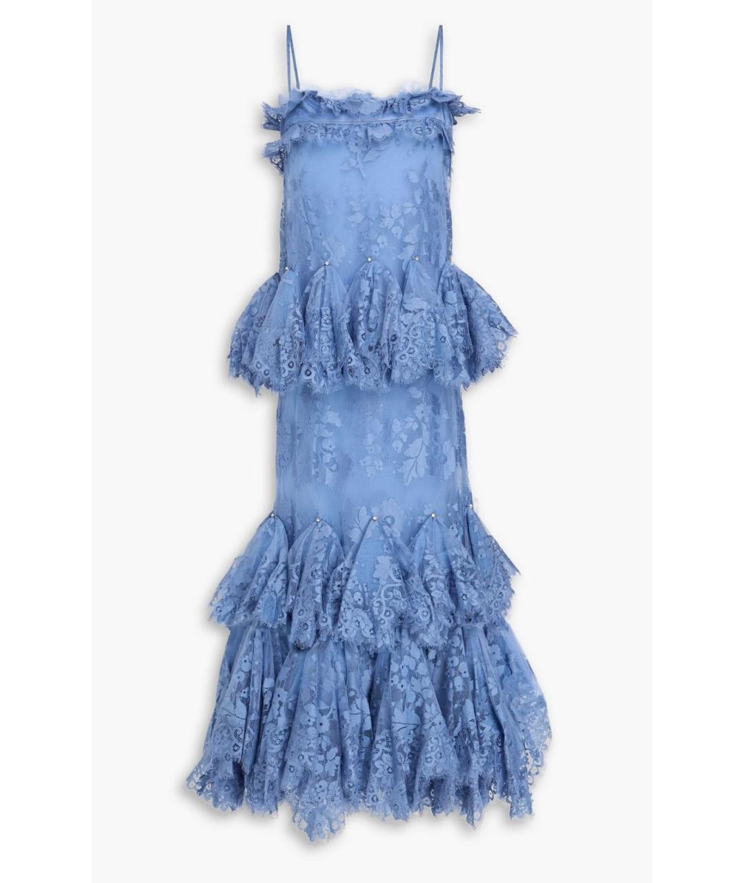 ZIMMERMANN Голубое коктейльное платье, фото 6