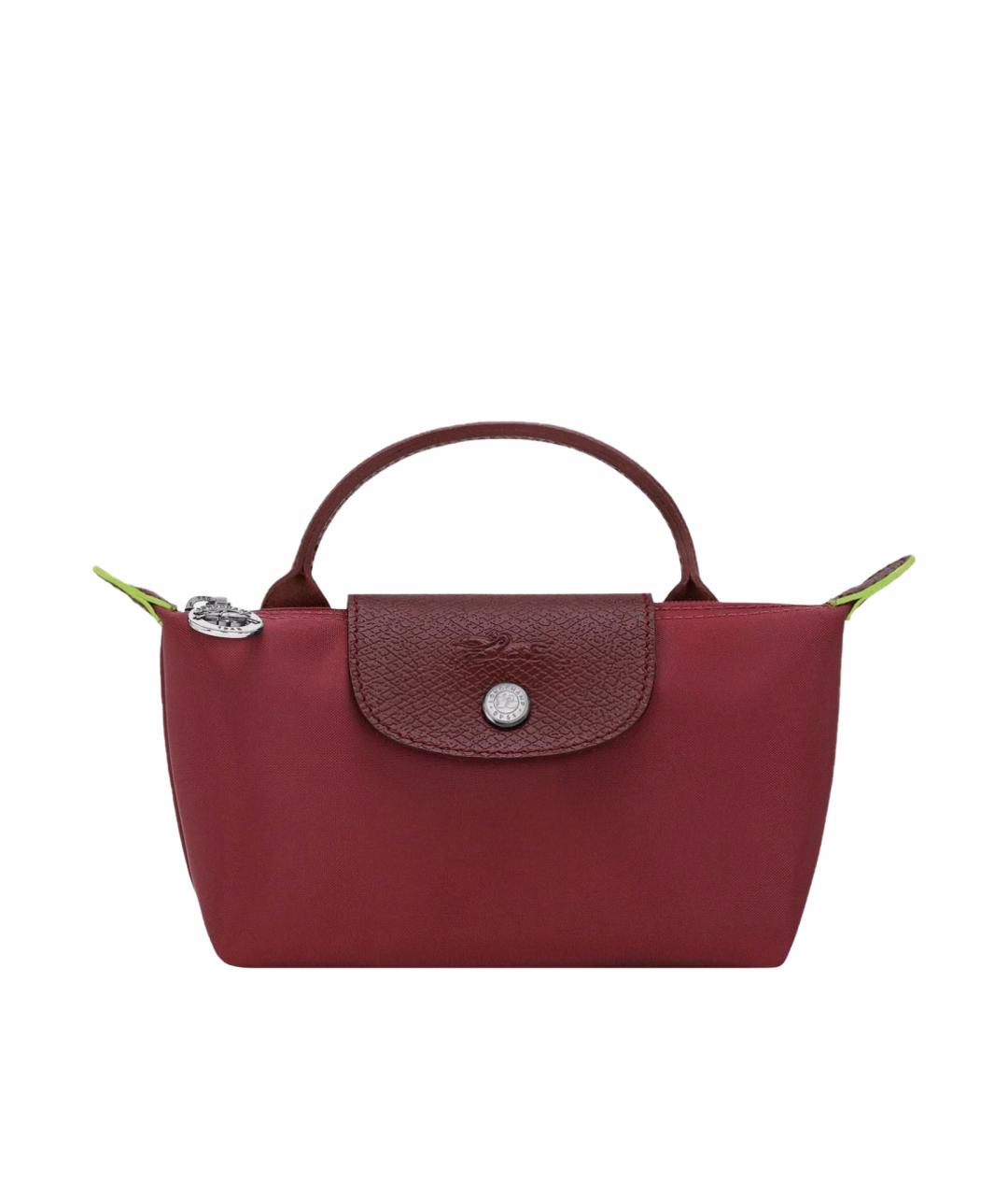 LONGCHAMP Бордовая сумка с короткими ручками, фото 1