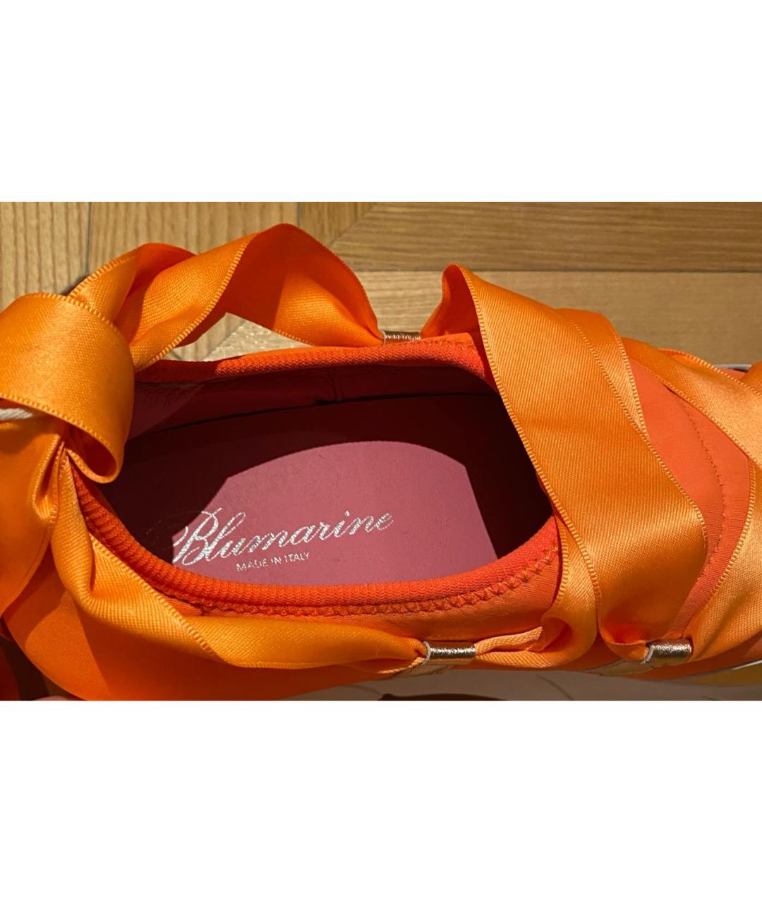BLUMARINE Оранжевое кроссовки, фото 7