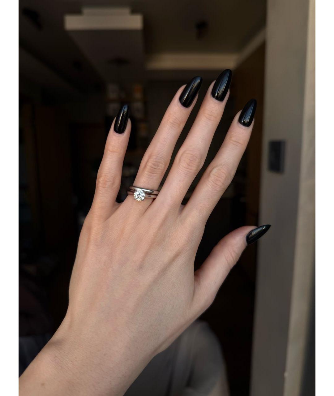 CARTIER Белое платиновое кольцо, фото 5