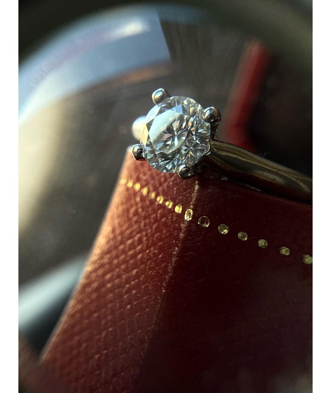 CARTIER Белое платиновое кольцо, фото 3