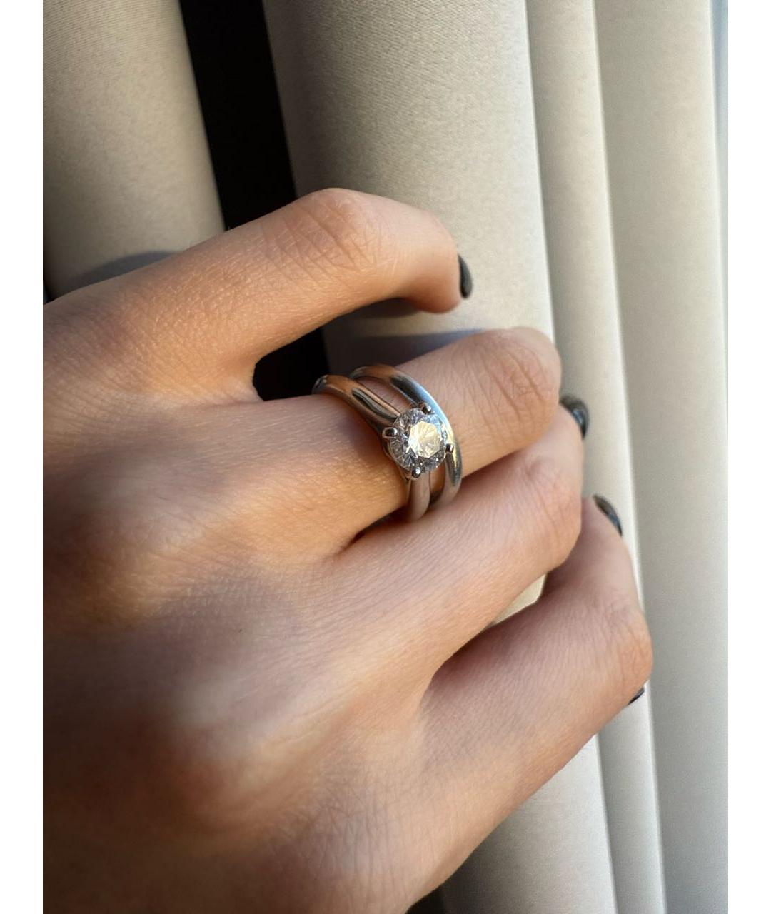 CARTIER Белое платиновое кольцо, фото 2