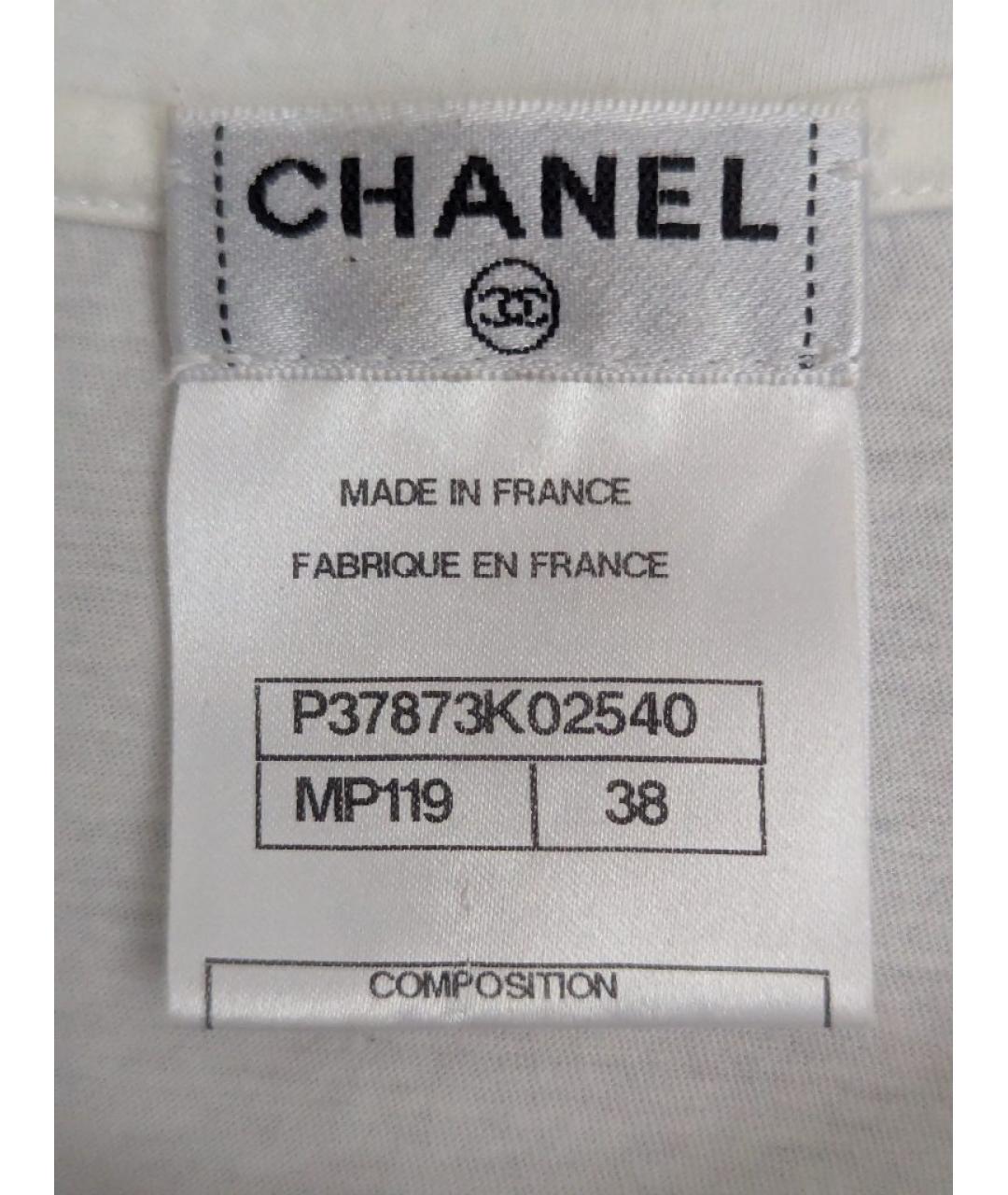 CHANEL Хлопковая футболка, фото 3