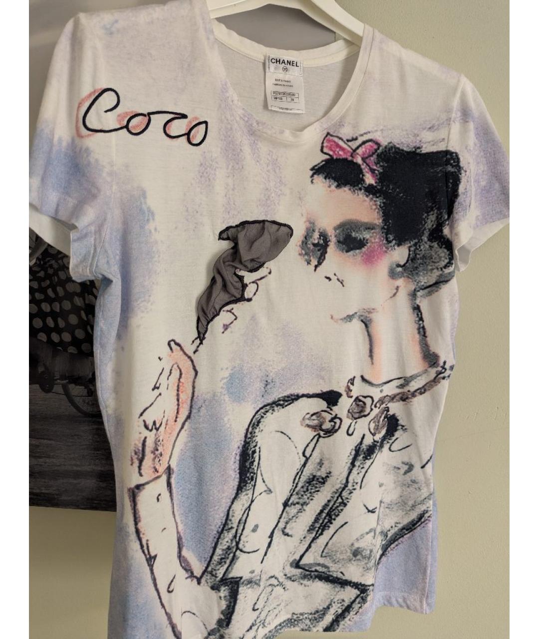CHANEL Хлопковая футболка, фото 8