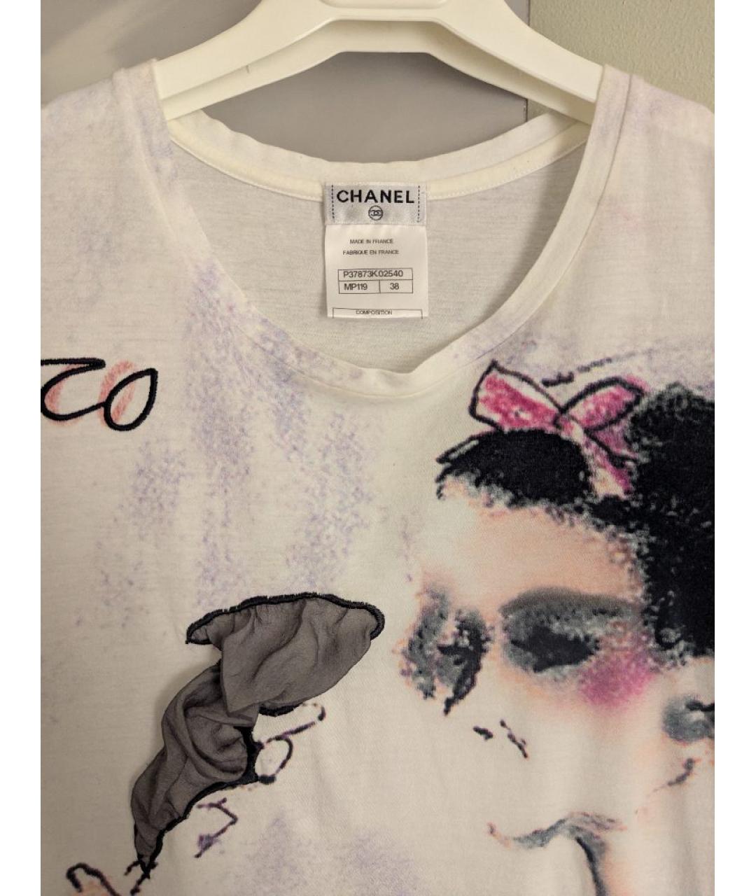 CHANEL Хлопковая футболка, фото 5