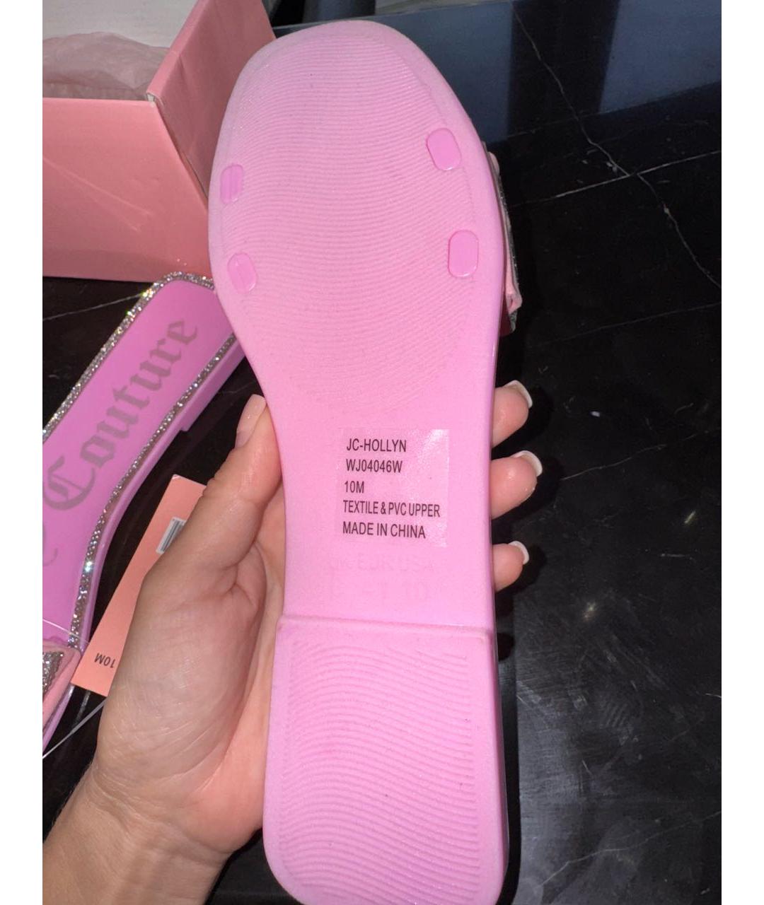 JUICY COUTURE Розовые сандалии, фото 5