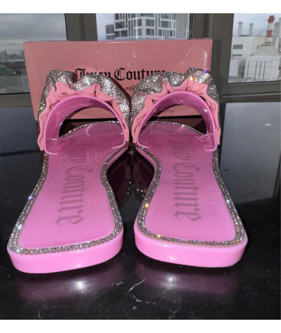 JUICY COUTURE Розовые сандалии, фото 4