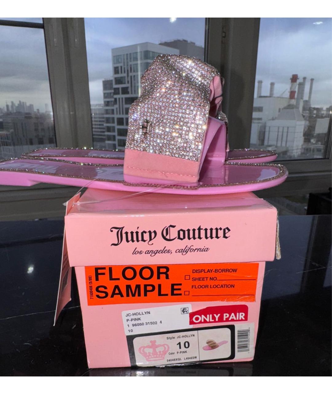 JUICY COUTURE Розовые сандалии, фото 8