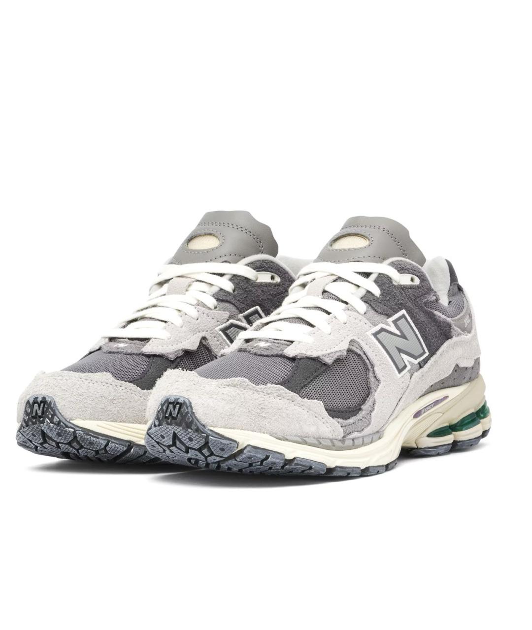 NEW BALANCE Серые замшевые кроссовки, фото 4