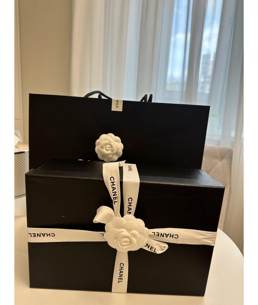 CHANEL Черные кожаные лоферы, фото 5