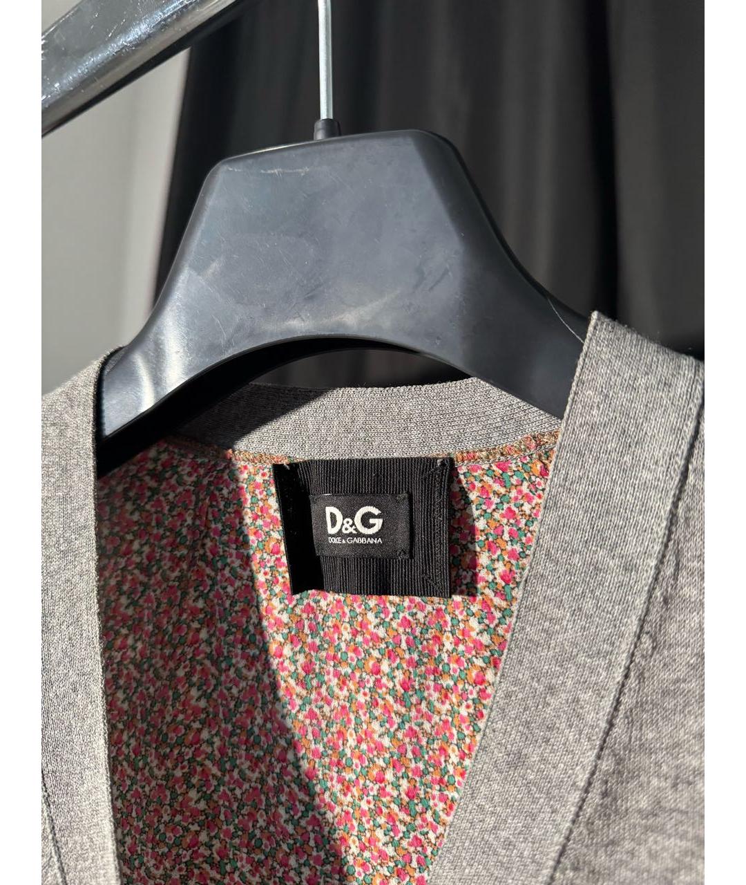 DOLCE&GABBANA Мульти вискозный кардиган, фото 3