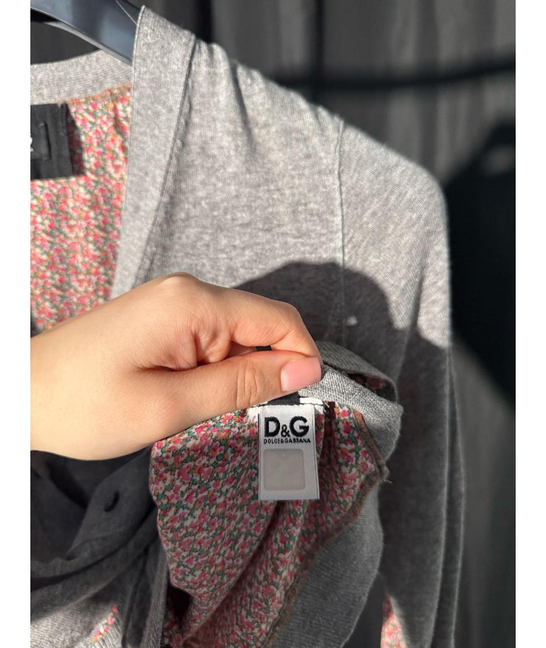 DOLCE&GABBANA Мульти вискозный кардиган, фото 6