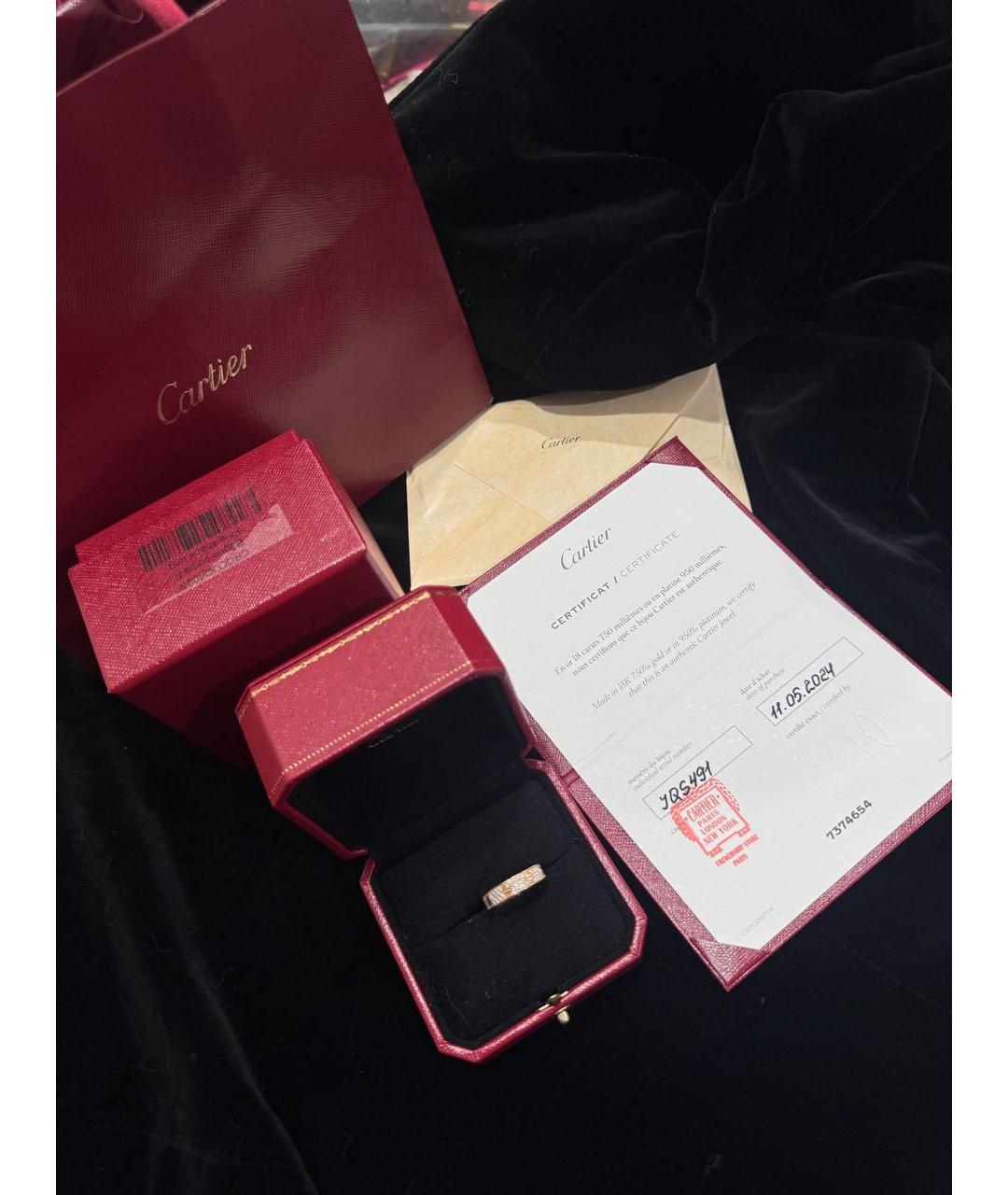 CARTIER Золотое кольцо из розового золота, фото 2