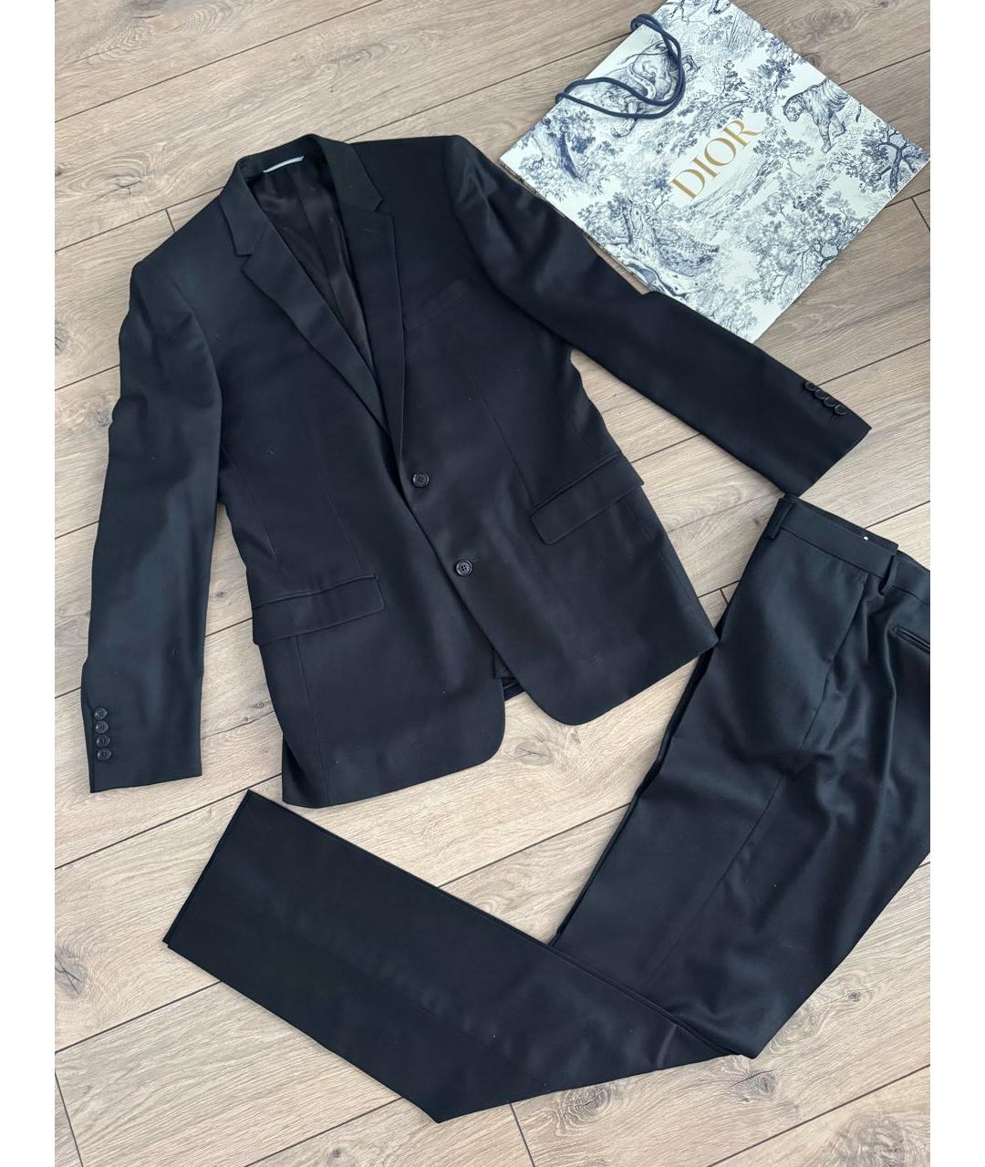 CHRISTIAN DIOR Черный классический костюм, фото 2