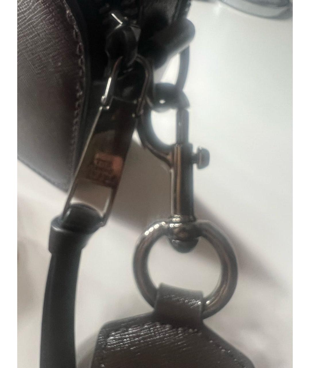 MARC BY MARC JACOBS Серая сумка через плечо из лакированной кожи, фото 7