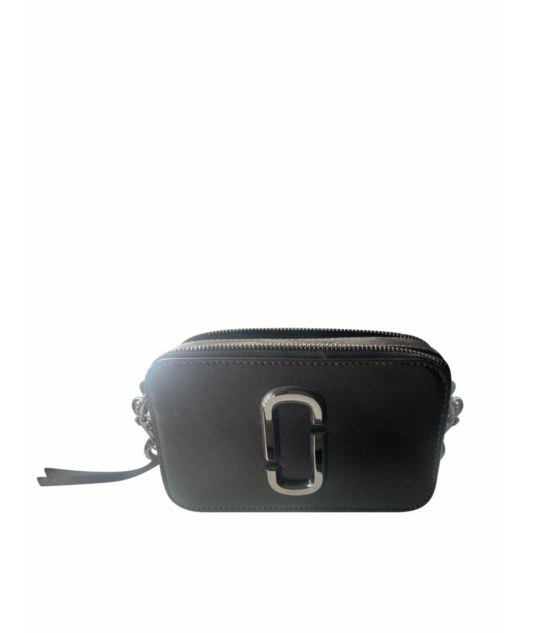 MARC BY MARC JACOBS Серая сумка через плечо из лакированной кожи, фото 1
