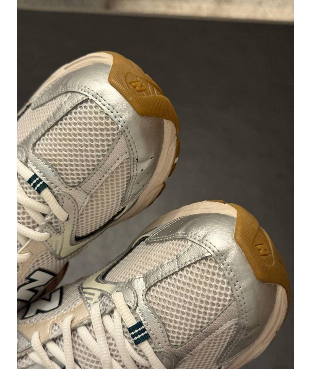 NEW BALANCE Серые текстильные кроссовки, фото 7