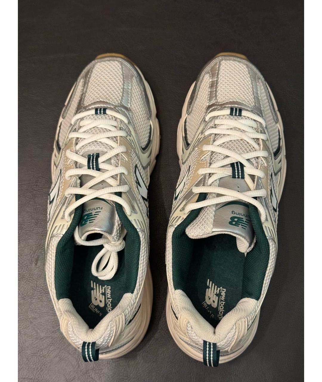 NEW BALANCE Серые текстильные кроссовки, фото 3