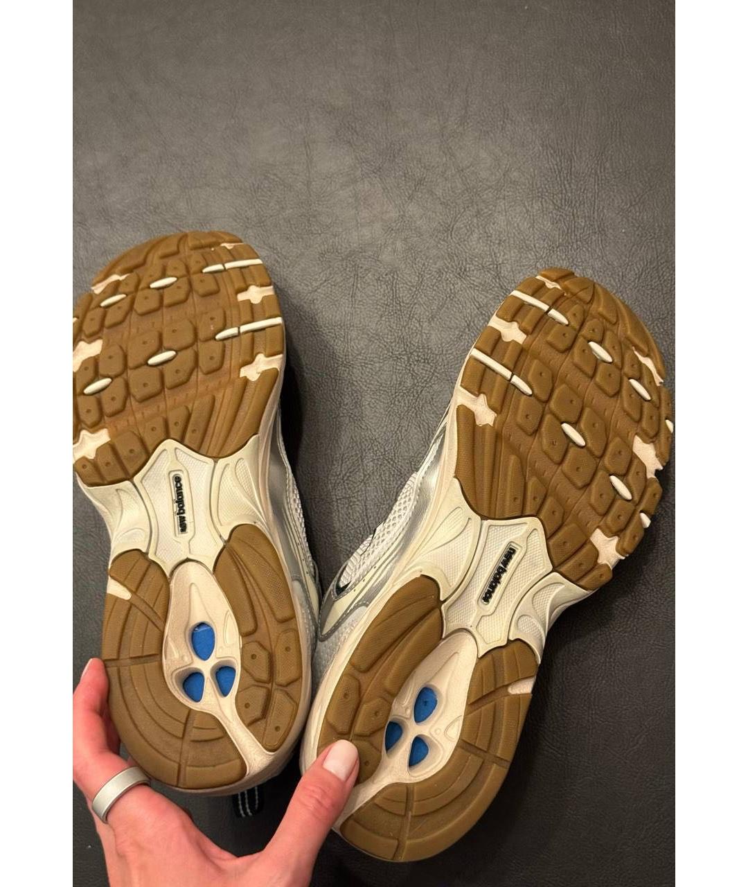 NEW BALANCE Серые текстильные кроссовки, фото 5