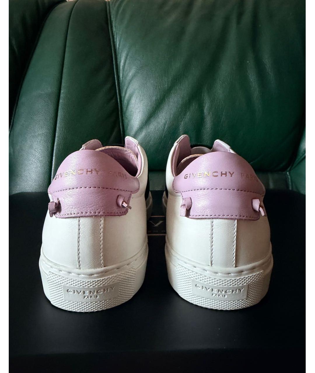 GIVENCHY Белые кожаные слипоны, фото 2