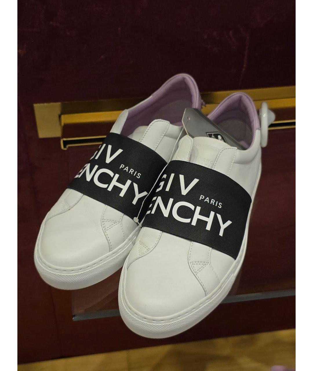 GIVENCHY Белые кожаные слипоны, фото 5