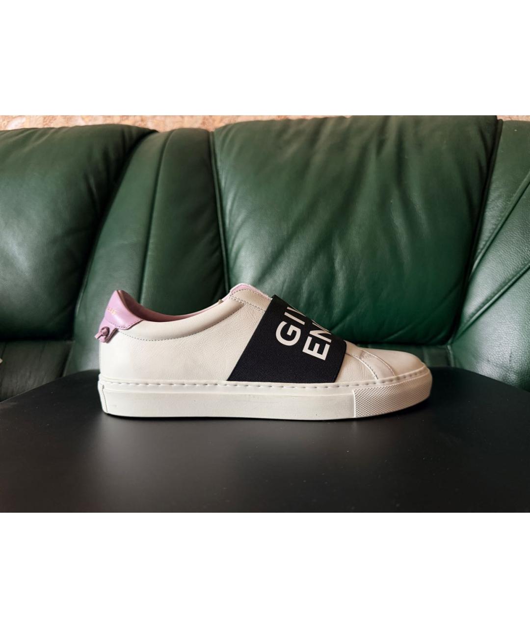 GIVENCHY Белые кожаные слипоны, фото 6