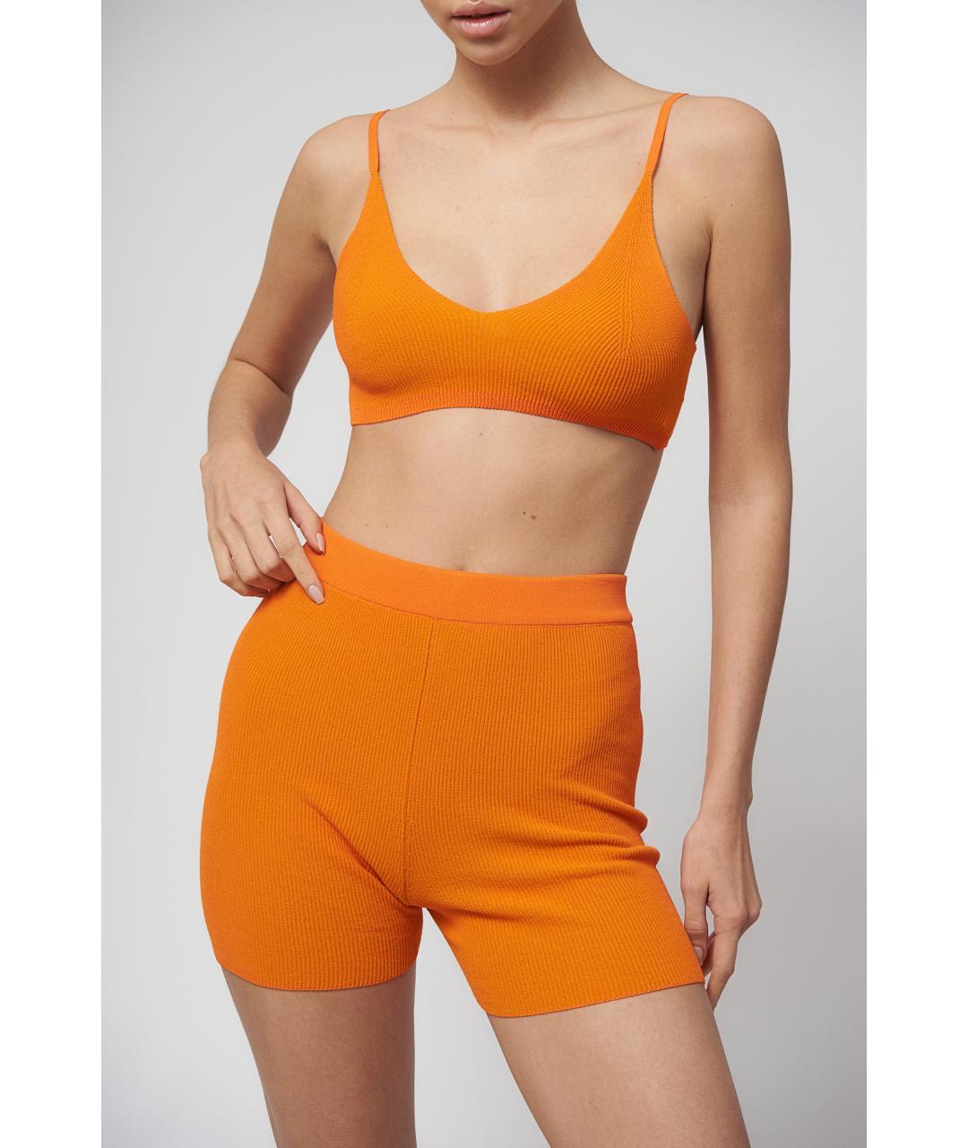 JACQUEMUS Оранжевая майка, фото 4