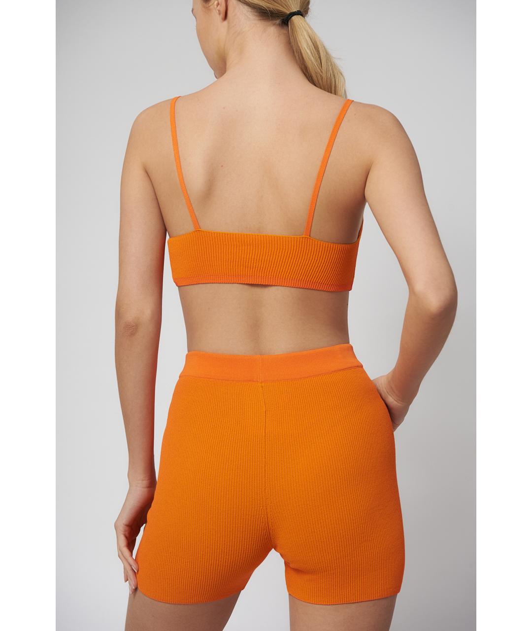 JACQUEMUS Оранжевая майка, фото 6