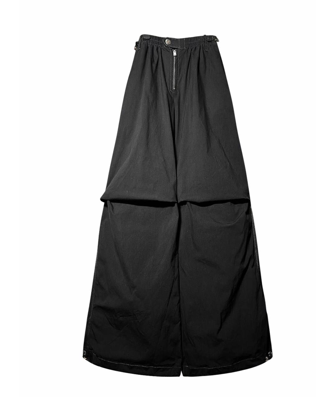 DION LEE Черные брюки широкие, фото 4